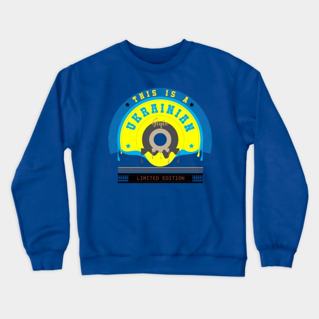 Ukrainian Style Crewneck Sweatshirt by Suryaraj